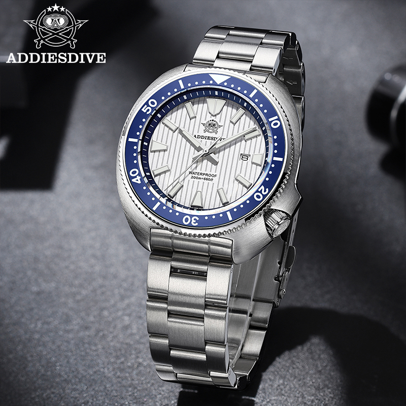 Anti Blue Light Film - ADDIESDIVE Japan 2115 Saphirglas Herrenuhr Wasserdicht