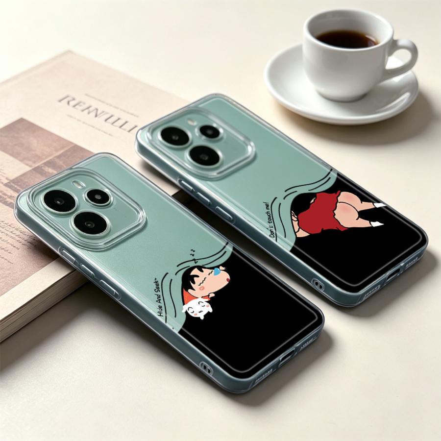 Xiaomi Redmi Note 13 - Cartoon Shin-ChanS Weiche Handyhülle für Xiaomi