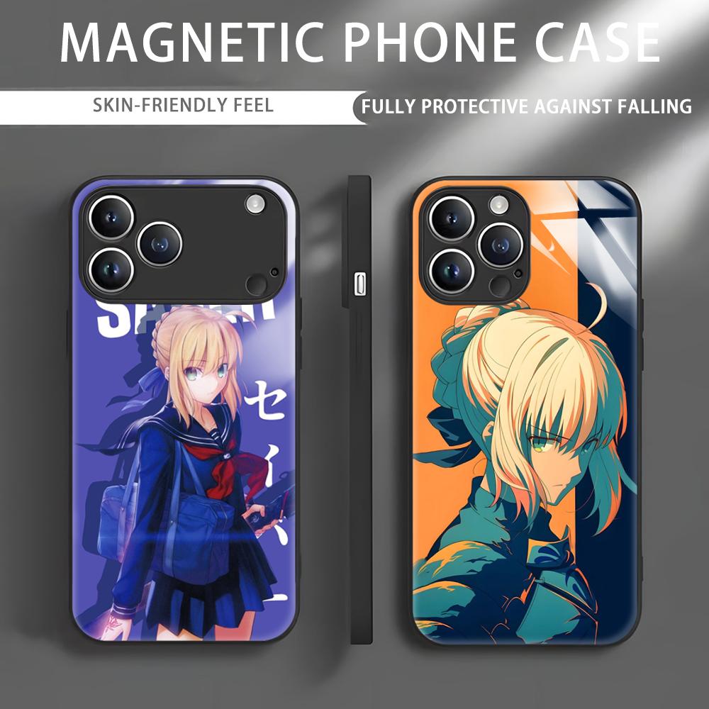 Apple Iphone 15 - Anime Fate S-Saber Handyhülle für iPhone