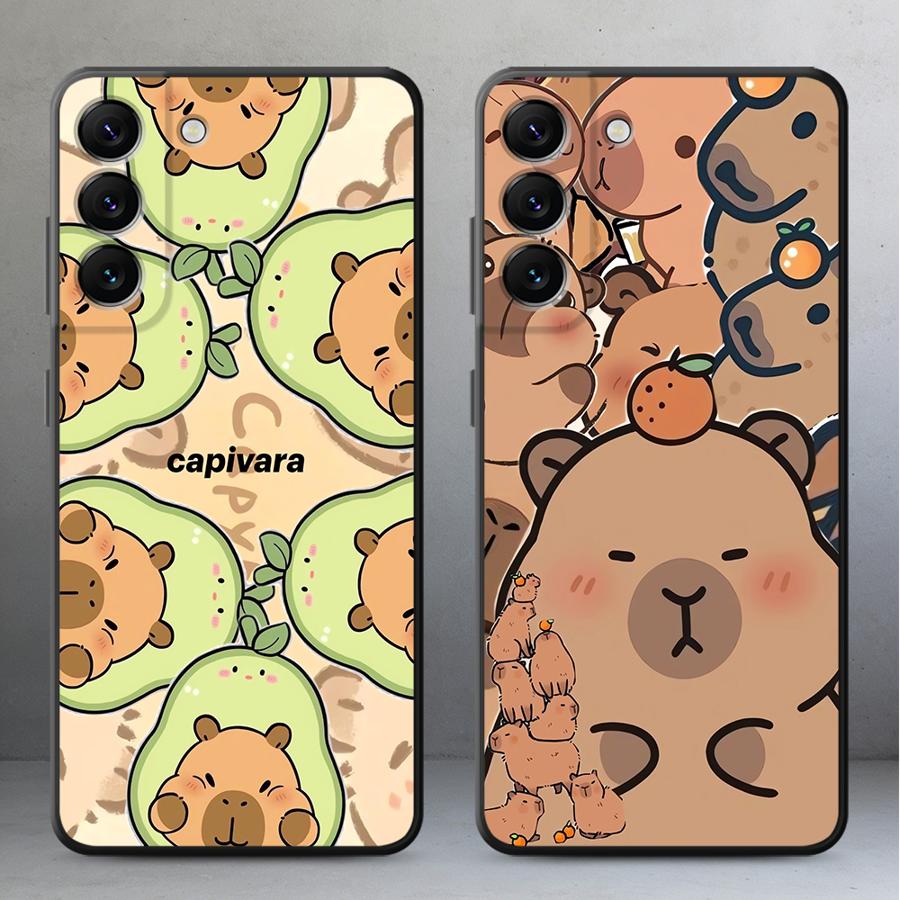 Samsung Galaxy A55 - Bunte Capybara Handyhülle für Samsung Galaxy
