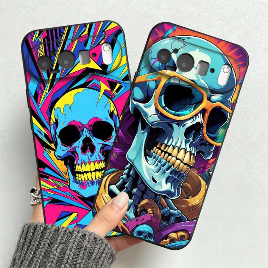 Neon Pop Art Totenkopf-Hülle f – Google Pixel 8A Bewertung und Preis