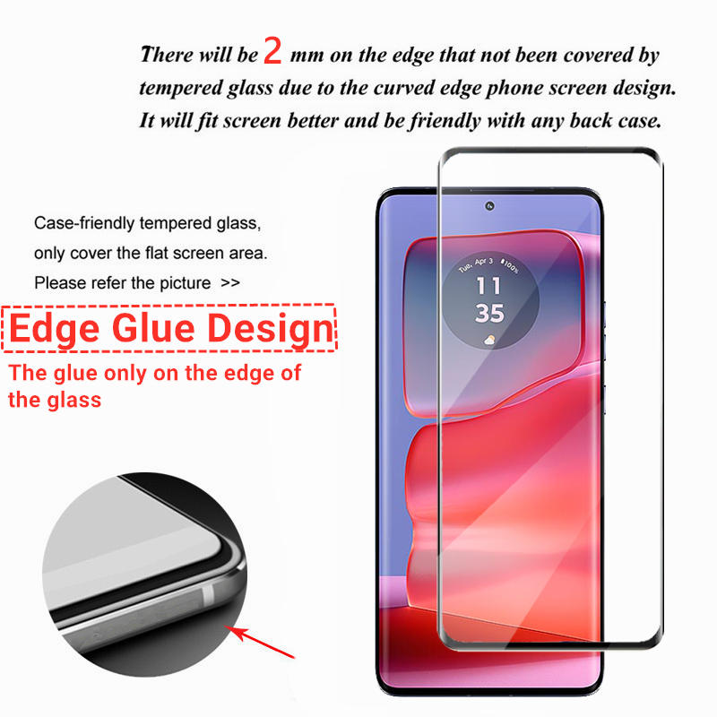 2/4PCS 3D Gebogene Kante Glas  – Curved Edge Screen Bewertung und Preis
