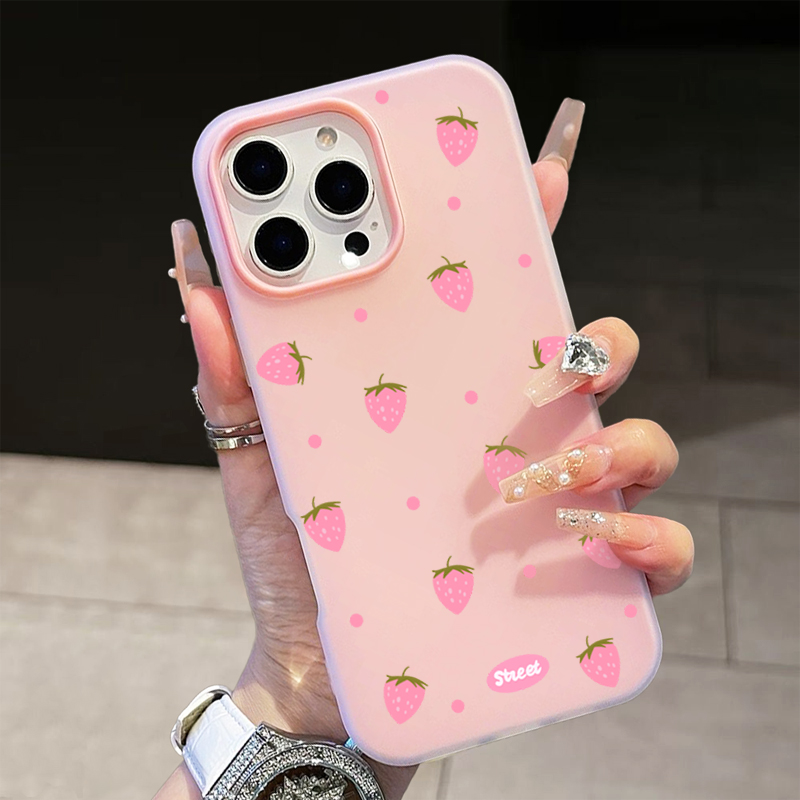 Süße rosa Handyhülle mit Erdbe – Xiaomi Redmi Note 13 Bewertung und Preis