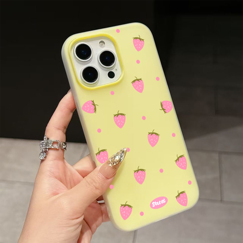 Süße rosa Handyhülle mit Erdbe – Xiaomi Redmi Note 13 Bewertung und Preis