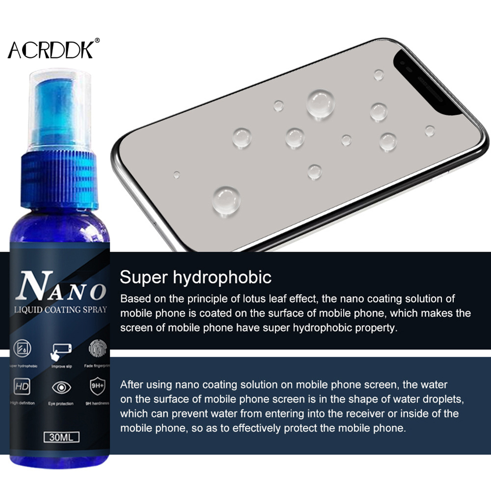 Nano Flüssig glas Displays chu – Oleophobic Coating Spray Bewertung und Preis