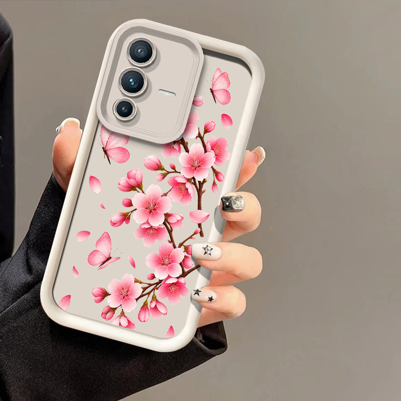 Handyhülle mit rosa Kirschblüt – Vivo V40 Bewertung und Preis