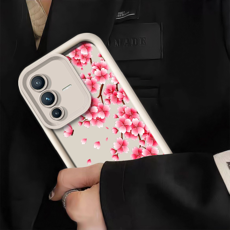 Handyhülle mit rosa Kirschblüt – Vivo V40 Bewertung und Preis