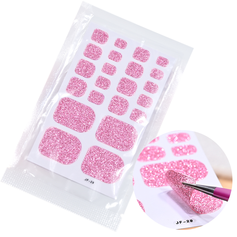 22 Tipps Rosa Glitzer Zehennag – Full Cover Adhesive Bewertung und Preis